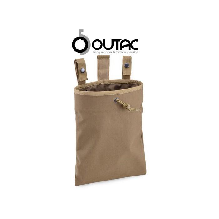OUTAC EXHAUSTED MAGAZINE POUCH 1000D COYOTE TAN SPRINGS