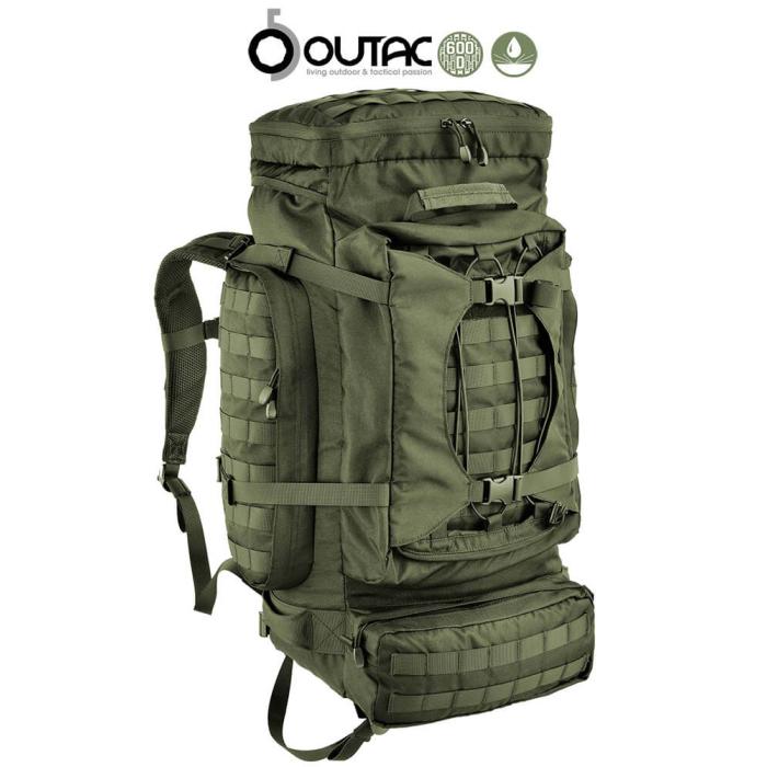 OUTAC TACTICAL MULTI-ROLE BACKPACK OD GREEN 80 LITERS