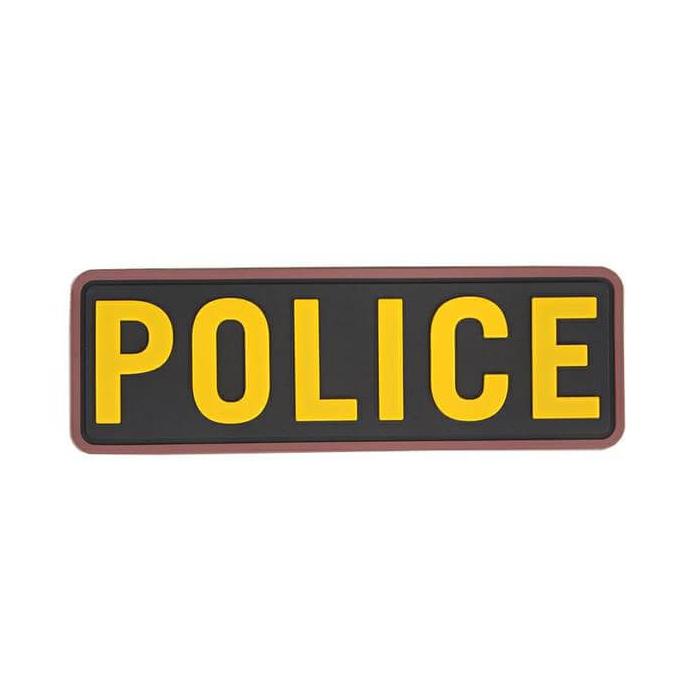 EMERSON PATCH POLICE YELLOW