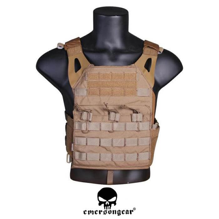 EMERSON JUMPABLE LIGHTWEIGHT PLATE CARRIER COYOTE BROWN