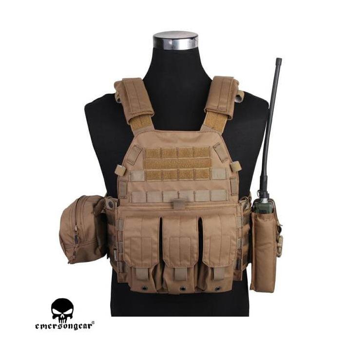 EMERSON TACTICAL VEST LBT STYLE COYOTE BROWN