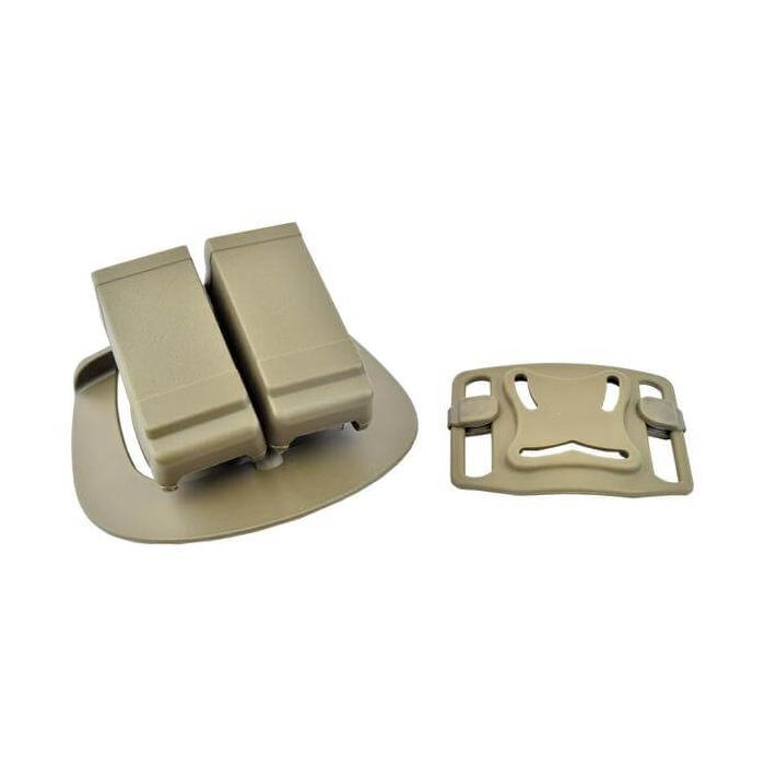ROYAL DOUBLE TAN MAGAZINE HOLDER IN DIE-CAST TECHNOPOLYMER FOR 1911