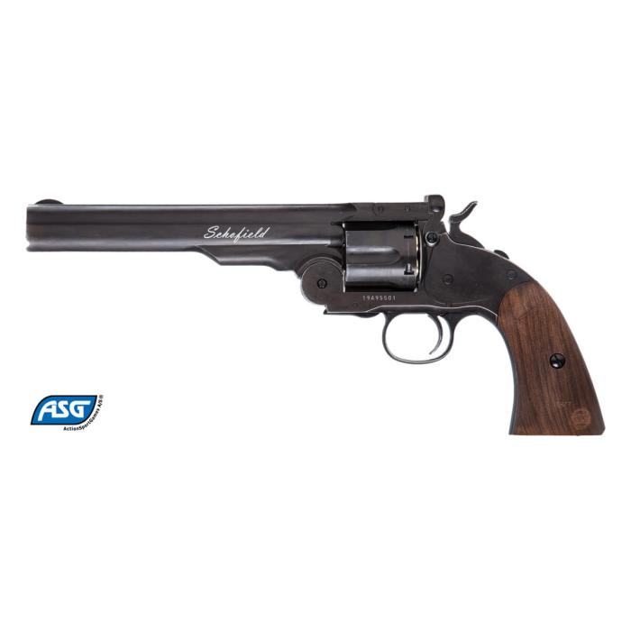 ASG SCHOFIELD SINGLE ACTION 6'' AGING BLACK FULL METAL 4,5mm