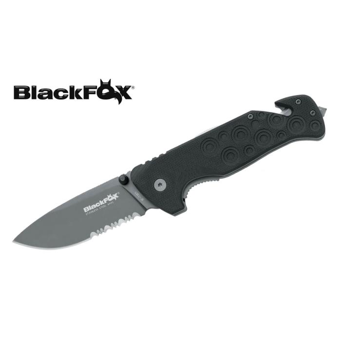FOX BLACKFOX RESCUE BLACK ACTION BF-738 TI