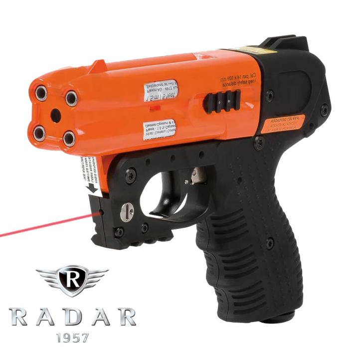 RADAR SPRAY GUN WITH CHILI JET PROTECTOR JPX4 WITH INTEGRATED LASER