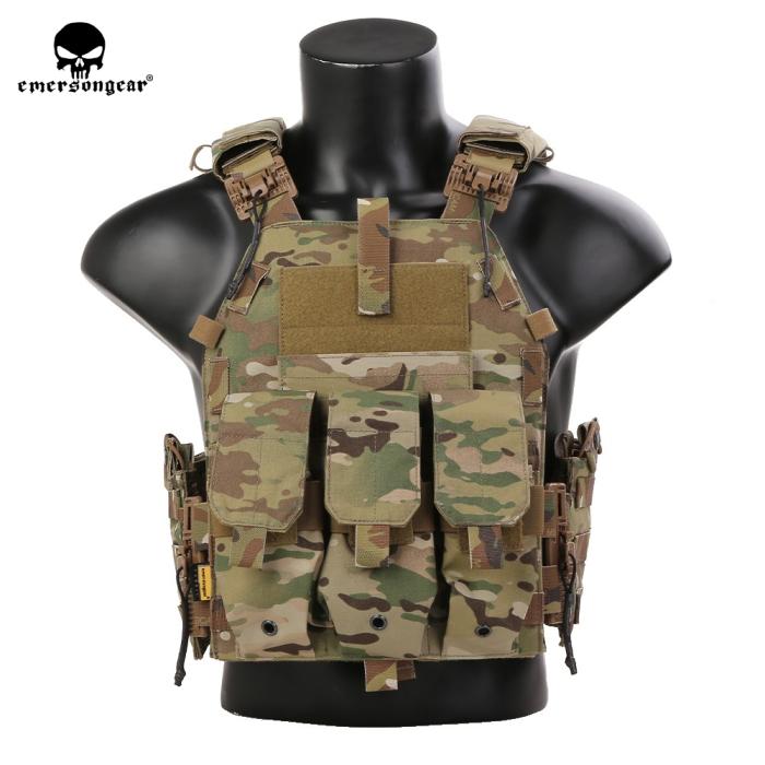 EMERSONGEAR PLATE CARRIER 094K STYLE QUICK RELEASE MULTICAM